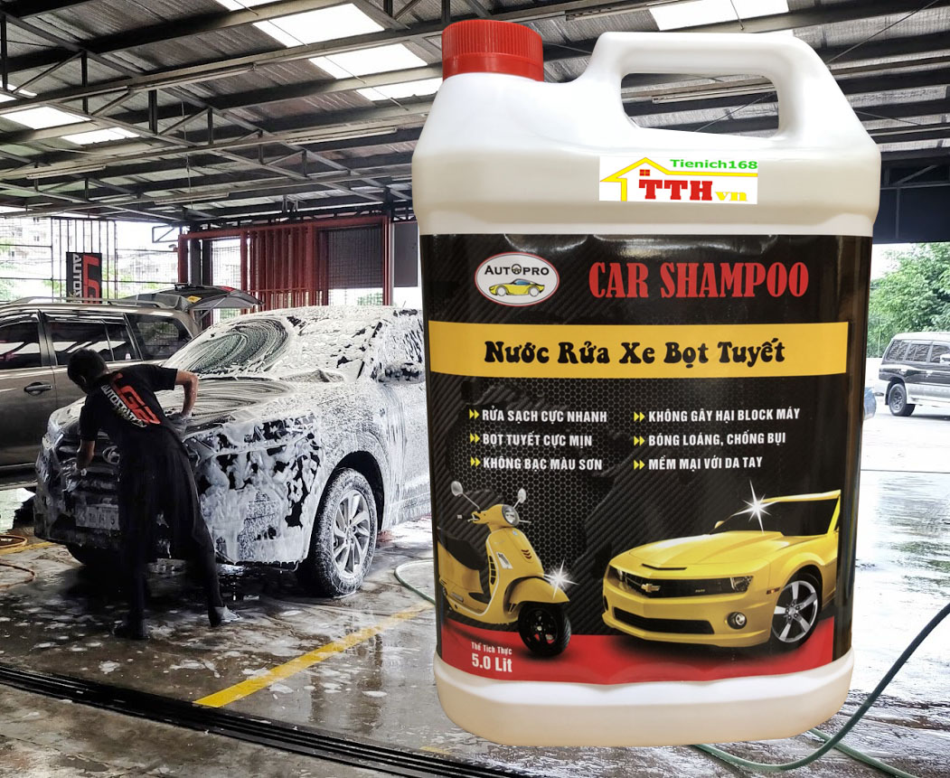 [SIÊU SẠCH] Nước rửa xe bọt tuyết chuyên dụng Car Shampoo 10L&amp;5L cho ô tô xe