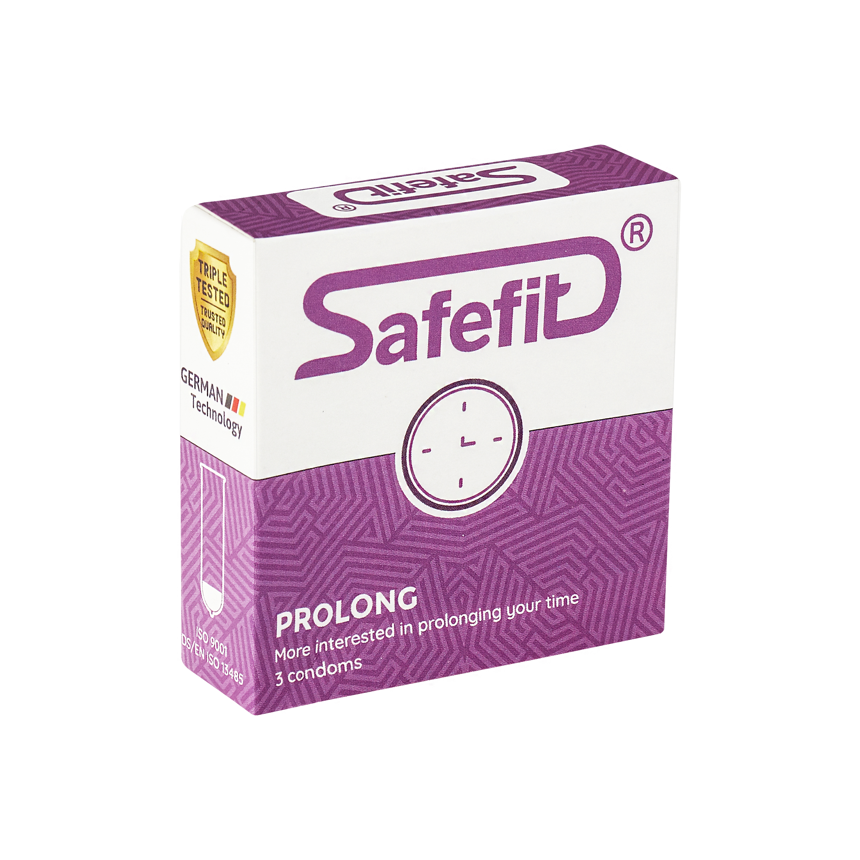 Bao cao su Safefit Prolong hộp 12 cái tặng hộp 3 cái