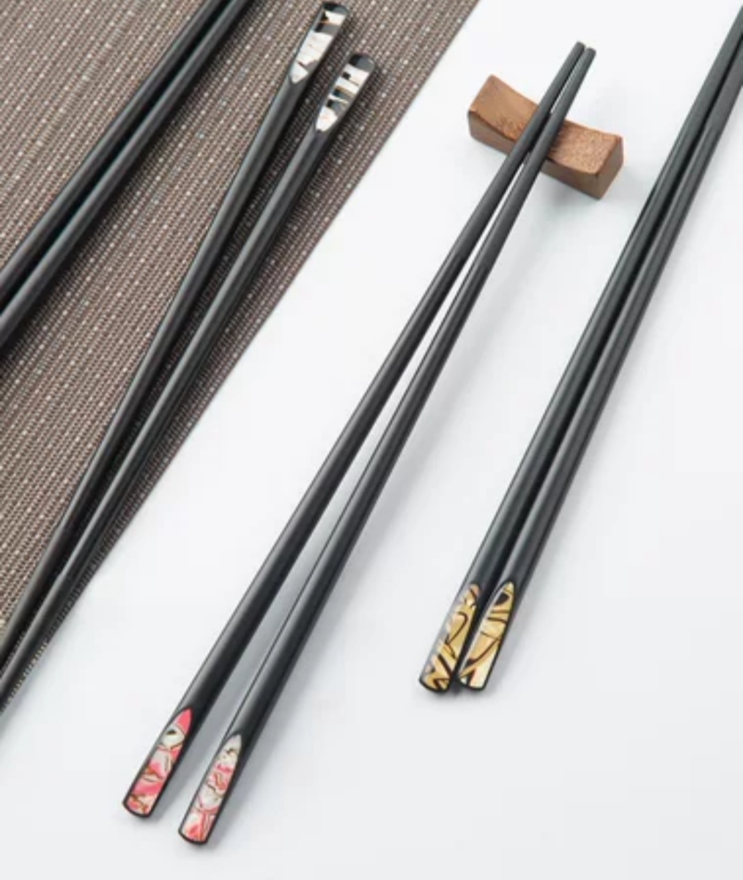 COMBO sét 5 đôi đũa ăn xuất nhật, kháng khuẩn làm từ sợi thủy tinh tổng hợp