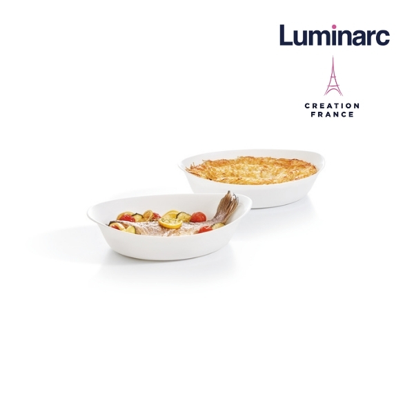 Khay Nướng Thuỷ Tinh Luminarc Smart Cuisine Oval 38*23cm- LUKHN3486