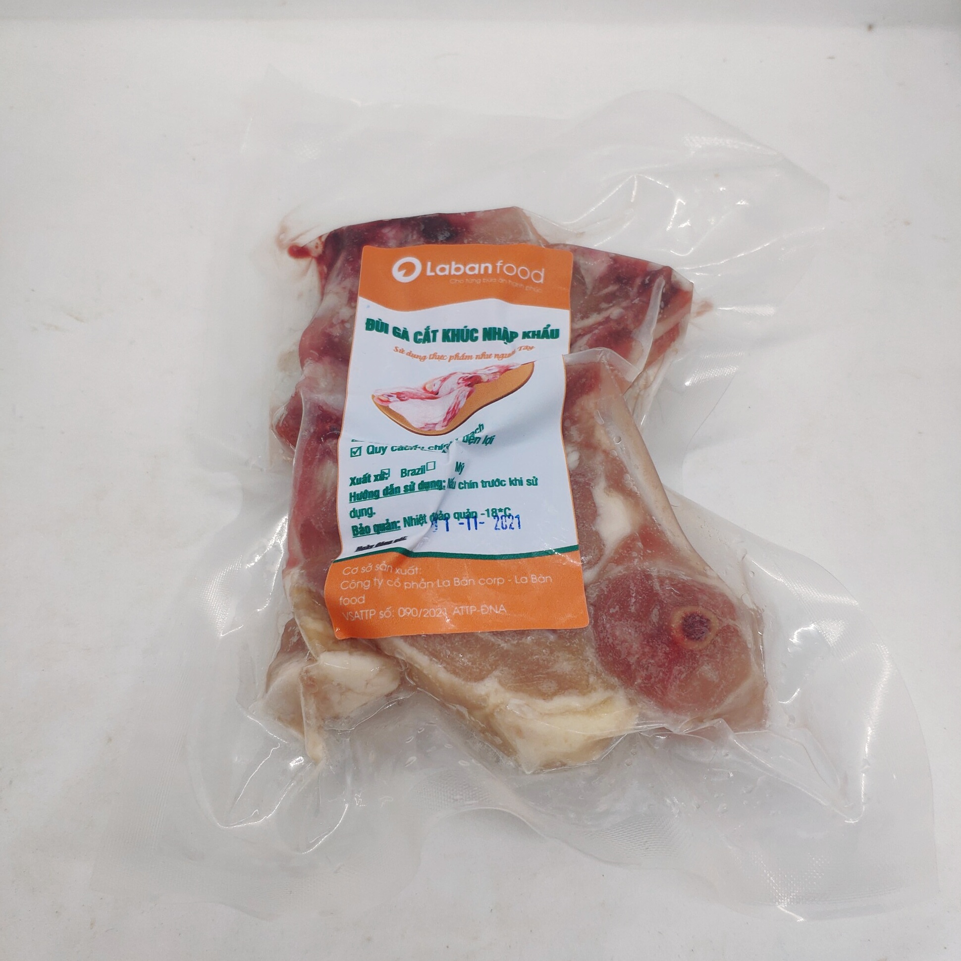 Đùi gà mềm nhập khẩu cắt khúc - túi 300GR