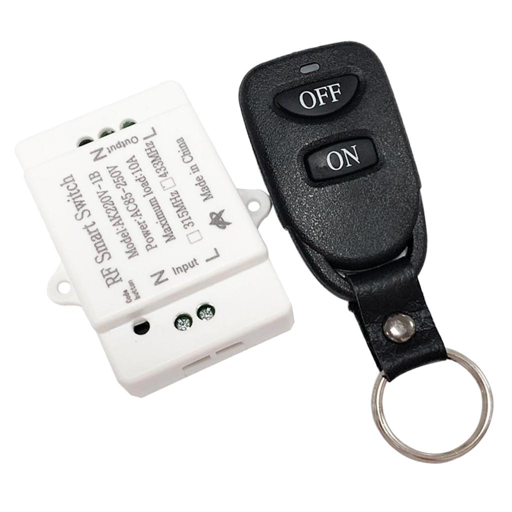 433Mhz Relay Switch  - Wireless FR Remote Control Switches for Lights, Curtain, Electrical