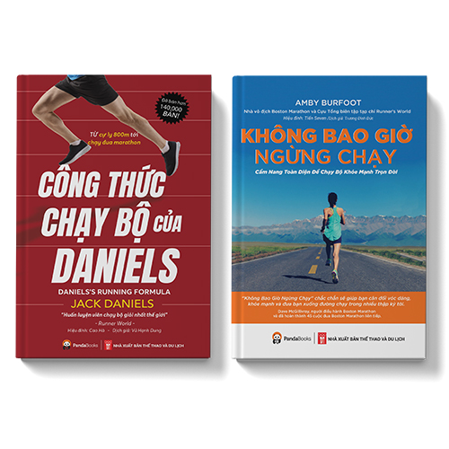 Sách Combo Cẩm Nang Chạy Bộ Để Khỏe Không Bao Giờ - Công Thức Chạy Bộ Của Daniels - Pandabooks