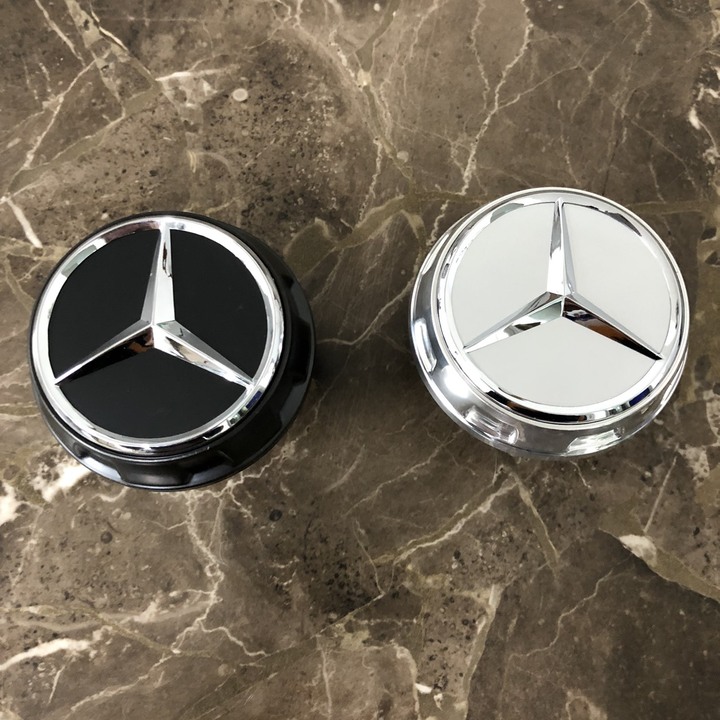 Logo chụp mâm, ốp lazang bánh xe ô tô Maybach TY-165 - Chất liệu hợp kim nhôm cao cấp