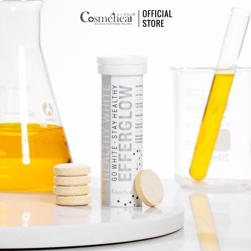Viên Sủi Trắng Da COSMEHEAL Healthy White EfferGlow 10 viên/ Ống