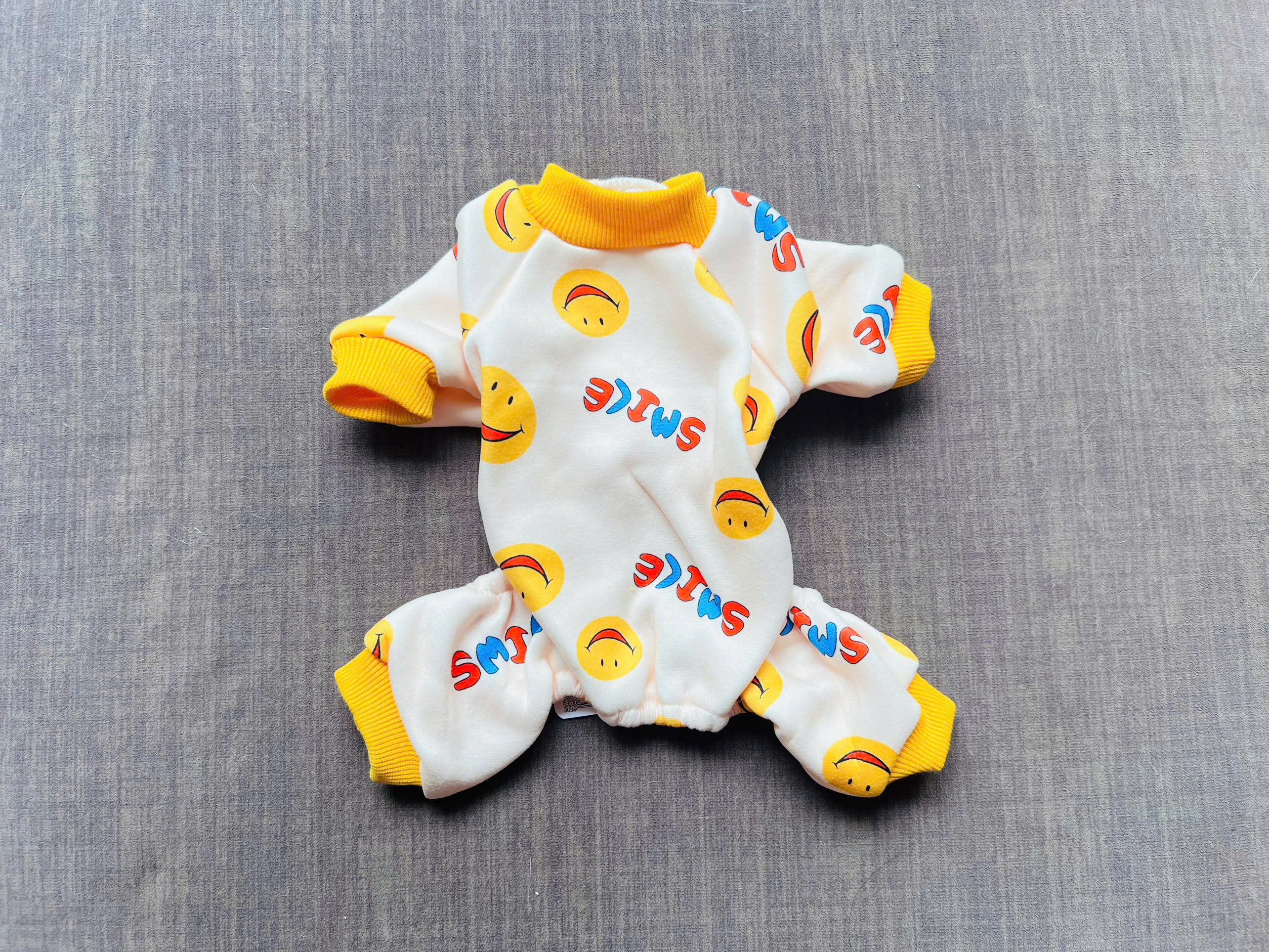 ÁO THUN NỈ HOẠ TIẾT MẶT CƯỜI TỪ 1-4.5KG DÀNH CHO THÚ CƯNG CHÓ MÈO