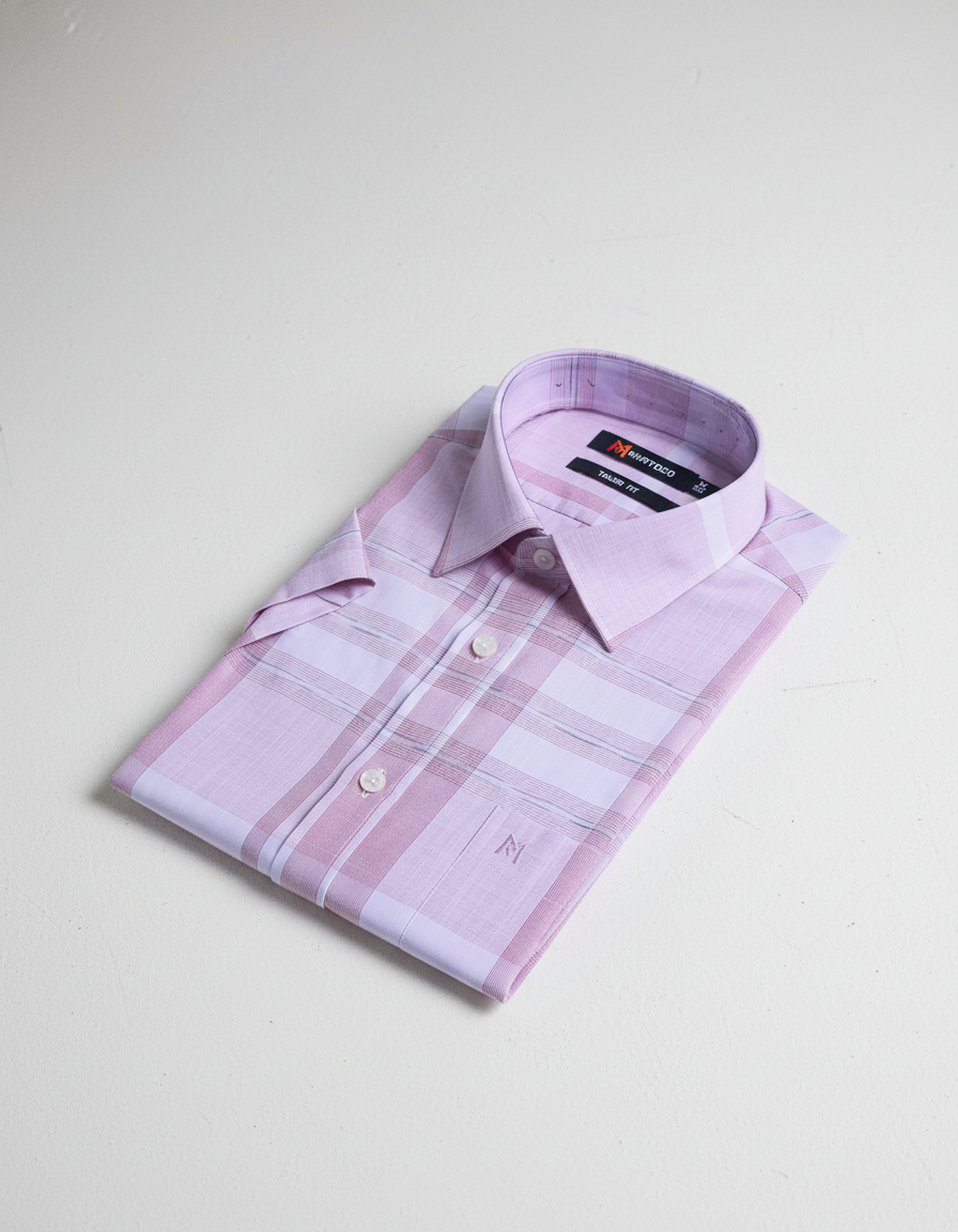 Áo sơ mi tay ngắn Khatoco (M-2XL)