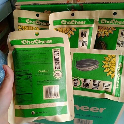 Hạt hướng dương Chacheer vị dừa 130g - Combo 30 gói