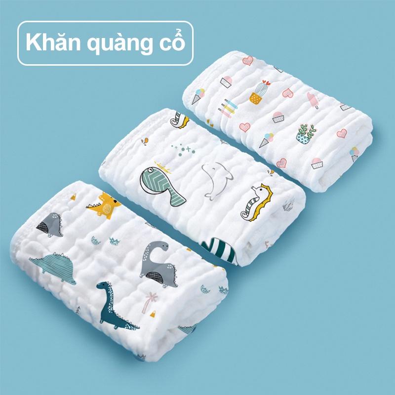 [Einmilk.ân ninh] khăn xô cotton tăm cho bé 6 lớp mềm mại thân thiện với da của bé QST