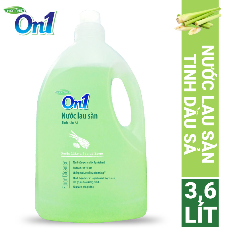 Nước lau sàn On1 tinh dầu sả 3.6 lít LC301