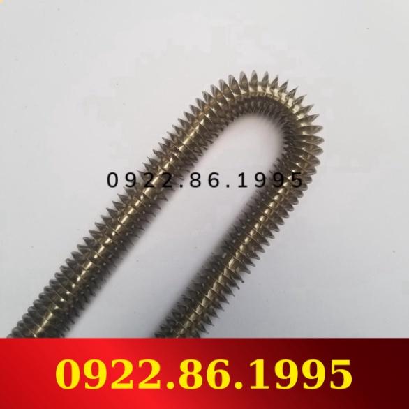 Điện trở nhiệt, Điện trở đun dầu, Điện trở đun nước cục ren inox 304 phi 48 chiều dài 40cm công suất 15KW