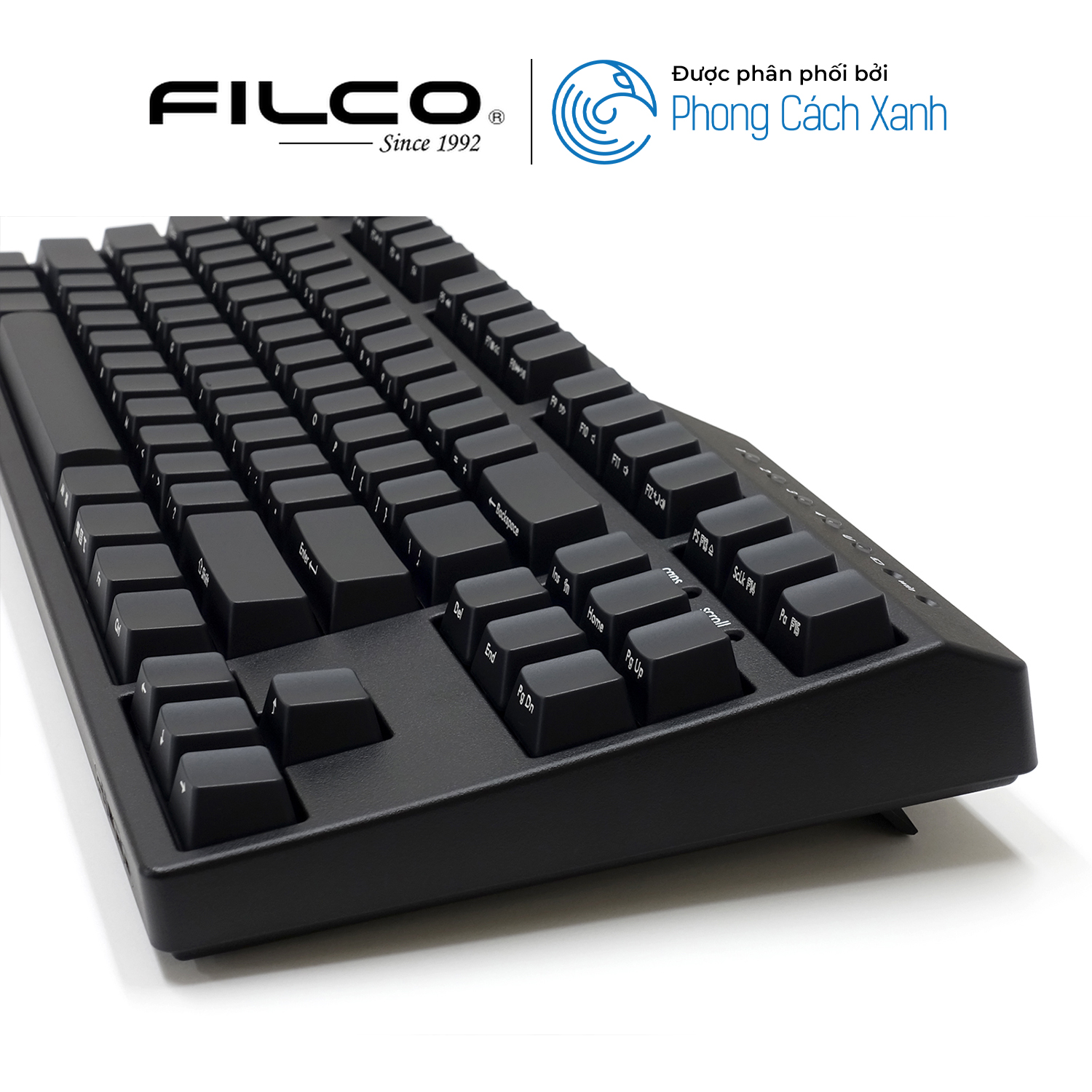 Bàn phím cơ Filco Majestouch Convertible 3 Ninja - Tenkeyless - Hàng chính hãng