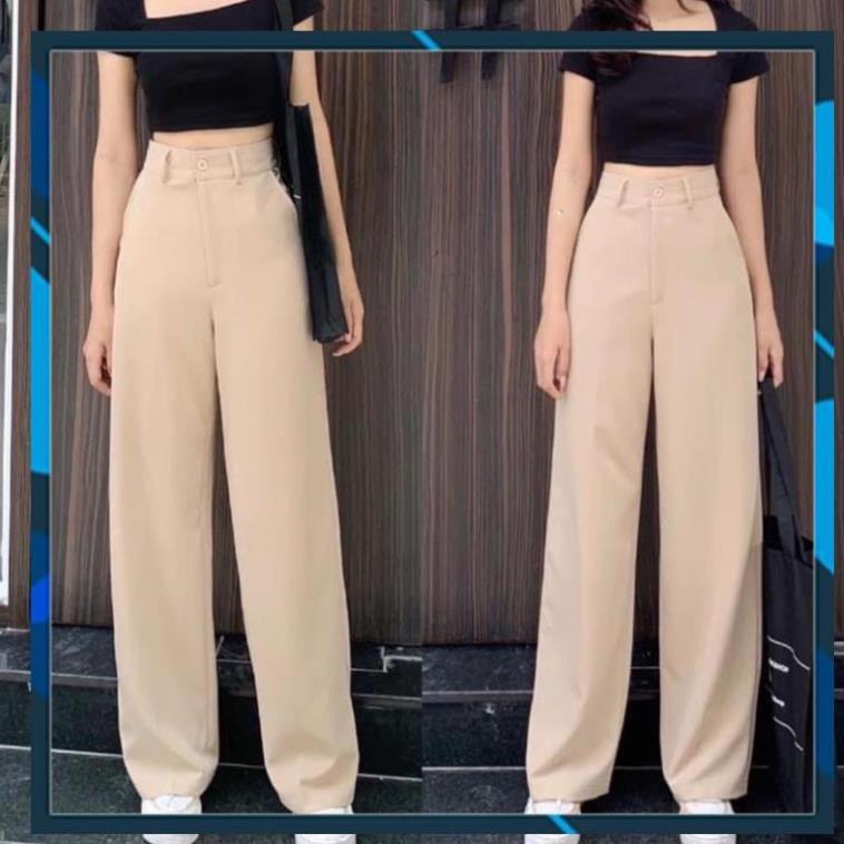 Quần ống rộng culottes xuông dài 100cm