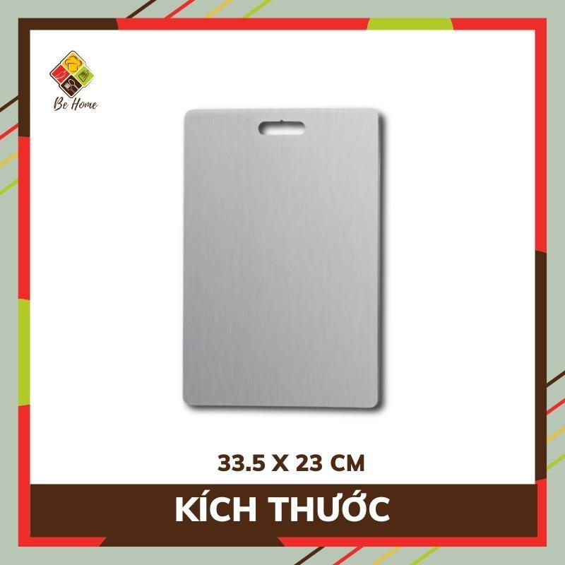 Thớt Inox 304 Cao Cấp Kháng Khuẩn Cường Lực- Vệ Sinh Dễ Dàng- Rã Đông Nhanh - Chống Ẩm Mốc