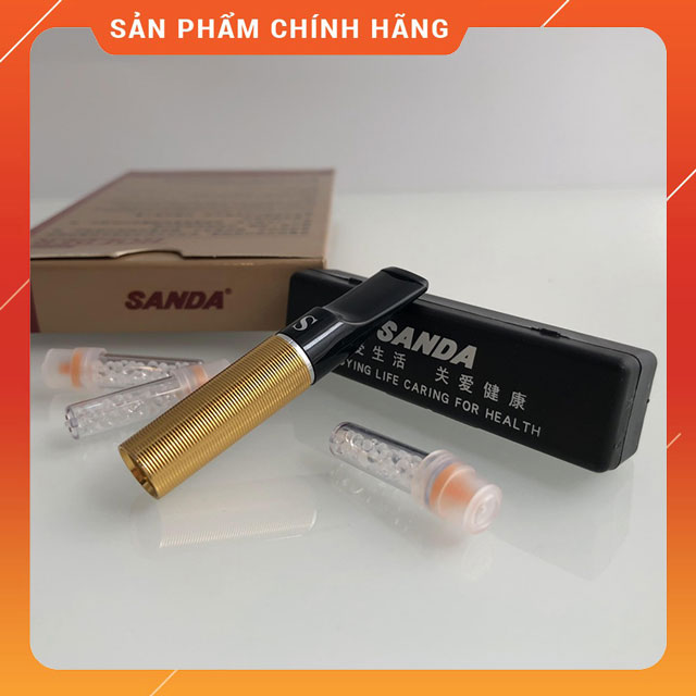 Bộ Tẩu Lọc Th.uuốc L.á Sanda Holder SD-128 Kèm 6 Lõi Lọc Thay Thế Hạn Chế Ho Khan và Hôi Miệng Cực Tốt