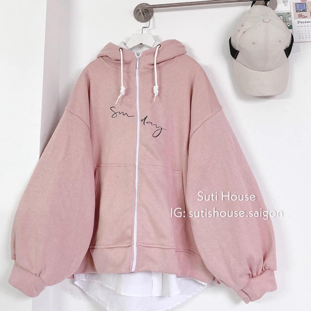 Khoác Nữ Someday 2 Màu Form Rộng Xẻ Tà Tay Phồng Nhẹ Phong Cách Ulzzang - Suti House