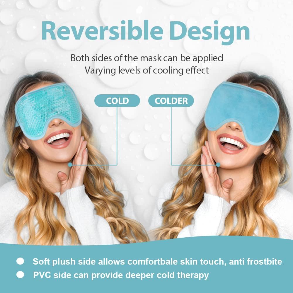 Mặt nạ mắt lạnh có thể tái sử dụng cho đôi mắt sưng húp, Mặt nạ mắt Ice Pack với lớp lót mềm mại cho quầng thâm