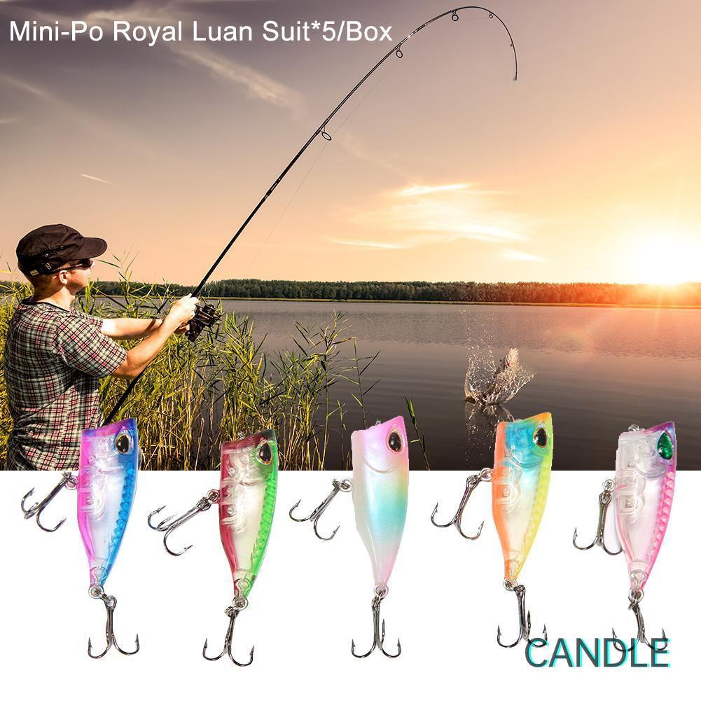 Set 5 Mồi Câu Cá Giả 4cm 3.5g