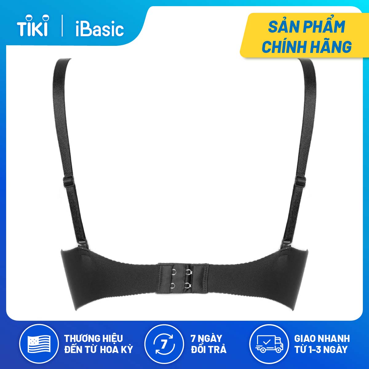 Áo ngực nữ su iBasic có gọng không đường may mút vừa cup ngang phom đúc BRAW098