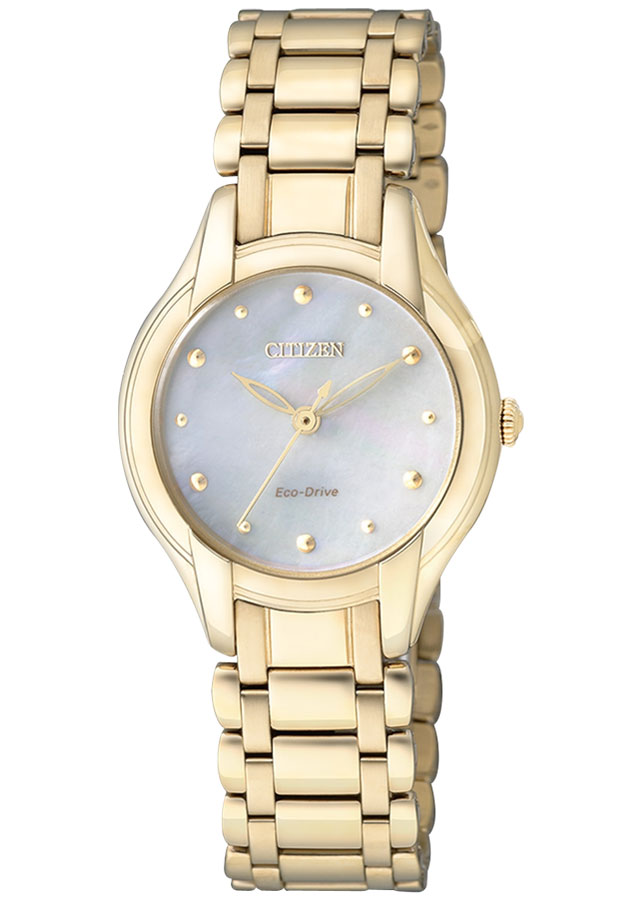 Đồng Hồ Nữ Citizen Dây Thép Không Gỉ EM0282-56D - Mặt Xà Cừ