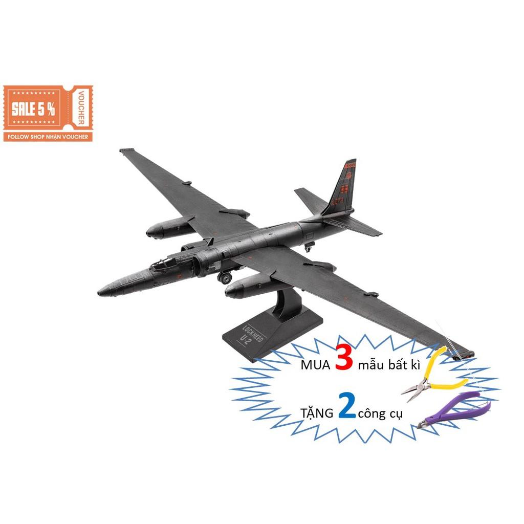Mô Hình Lắp Ráp 3d Máy bay Trinh Sát U-2 Dragon Lady