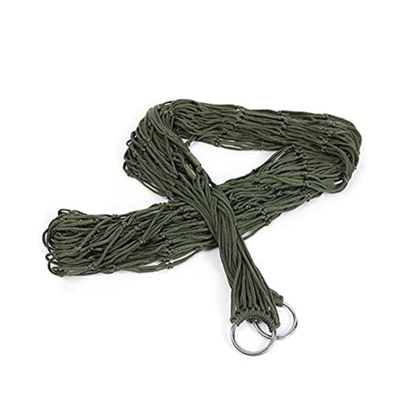 Cắm Trại Ngoài Trời Lưới Nylon Dây Võng Di Động Võng Thoải Mái Treo Đầm Vườn Xoay Ghế Giải Trí Dropshipping