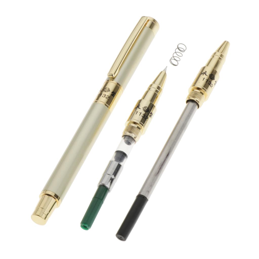3Pc/Set Fountain Pen with Ink Smooth Elegant Writing - Best Fountain Pens Collection - Gift Pen Ready