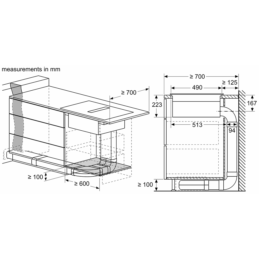 Bếp kết hợp hút mùi Bosch HMH.PVQ731F15E - Hàng chính hãng