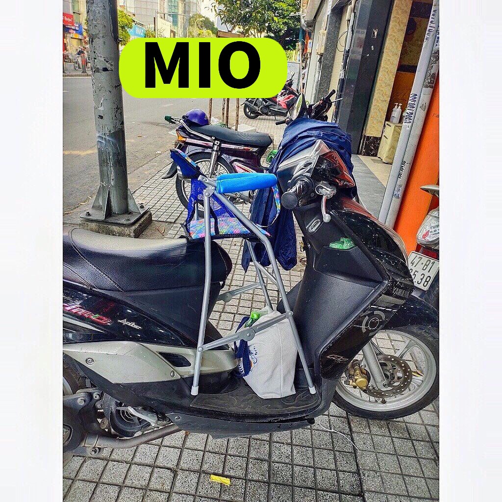 Ghế ngồi xe Mio Cho Bé , GHẾ GA XẾP SẮT SƠN TĨNH ĐIỆN