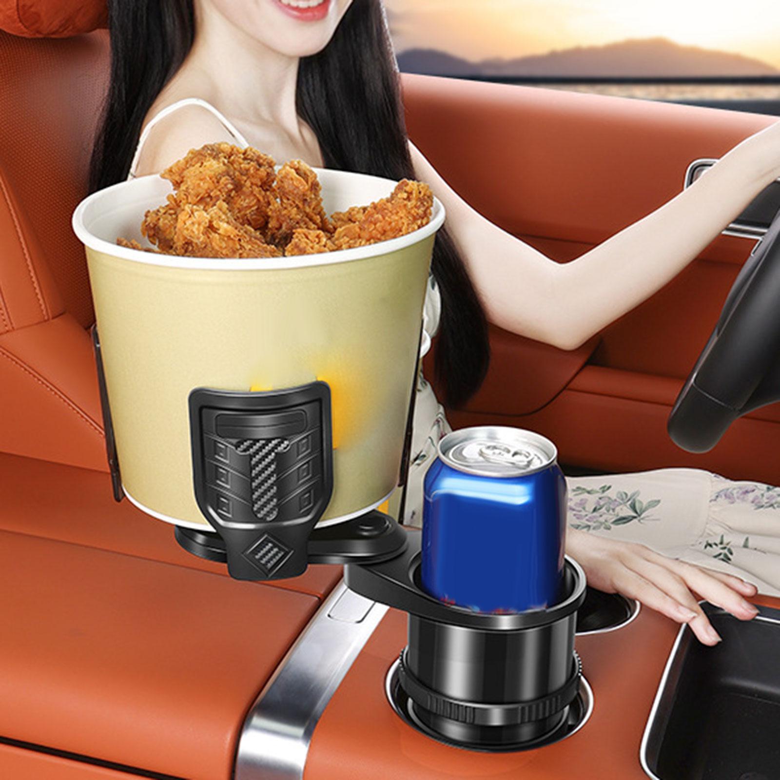 Car Cup Holder Expander ,Car Accessory with Adjustable ,High Capacity, Adapter Organizer for Automotive Beverage Cup Drink Placement ,Auto