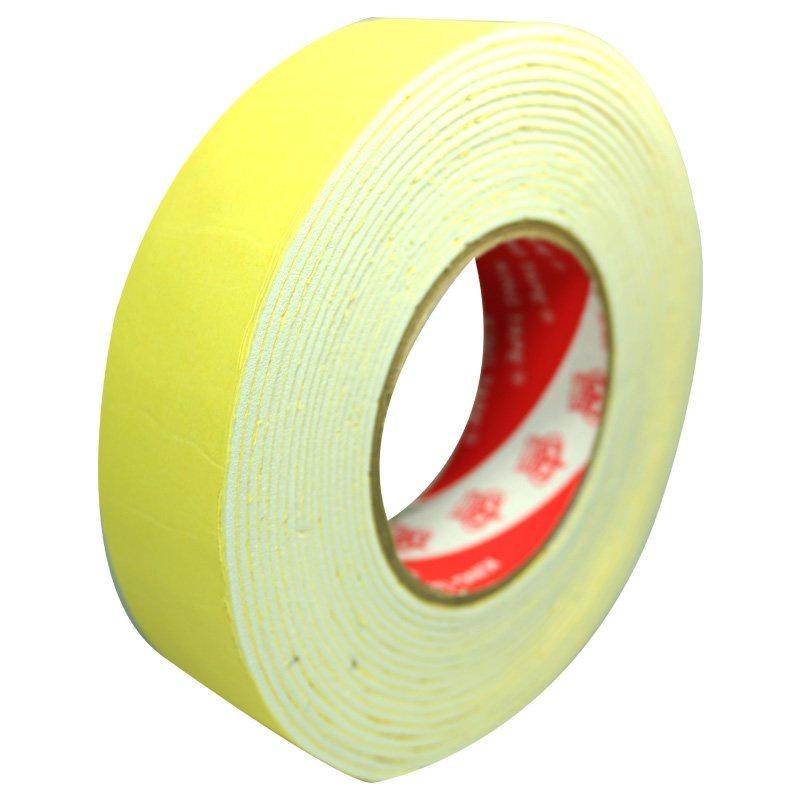 Băng Keo Xốp 2 Mặt 2.4cm / 4.8cm - Màu Vàng