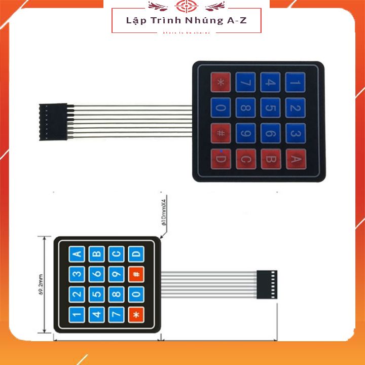 [Lập Trình Nhúng A-Z][117] Bàn Phím Ma Trận Keypad 4*4/1*4/3*4/4*5