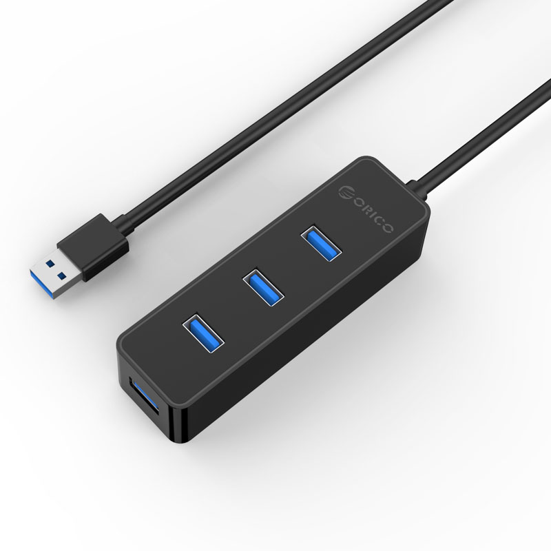 Bộ chia USB HUB 4 cổng USB 3.0 Orico W5PH4 - Hàng nhập khẩu