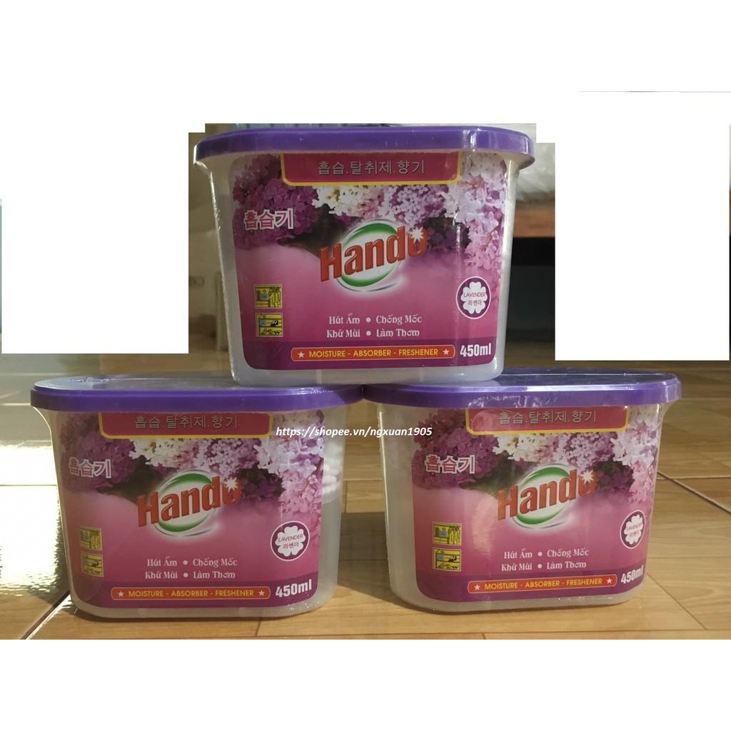 Bộ 3 bình hút ẩm 450ml Hando