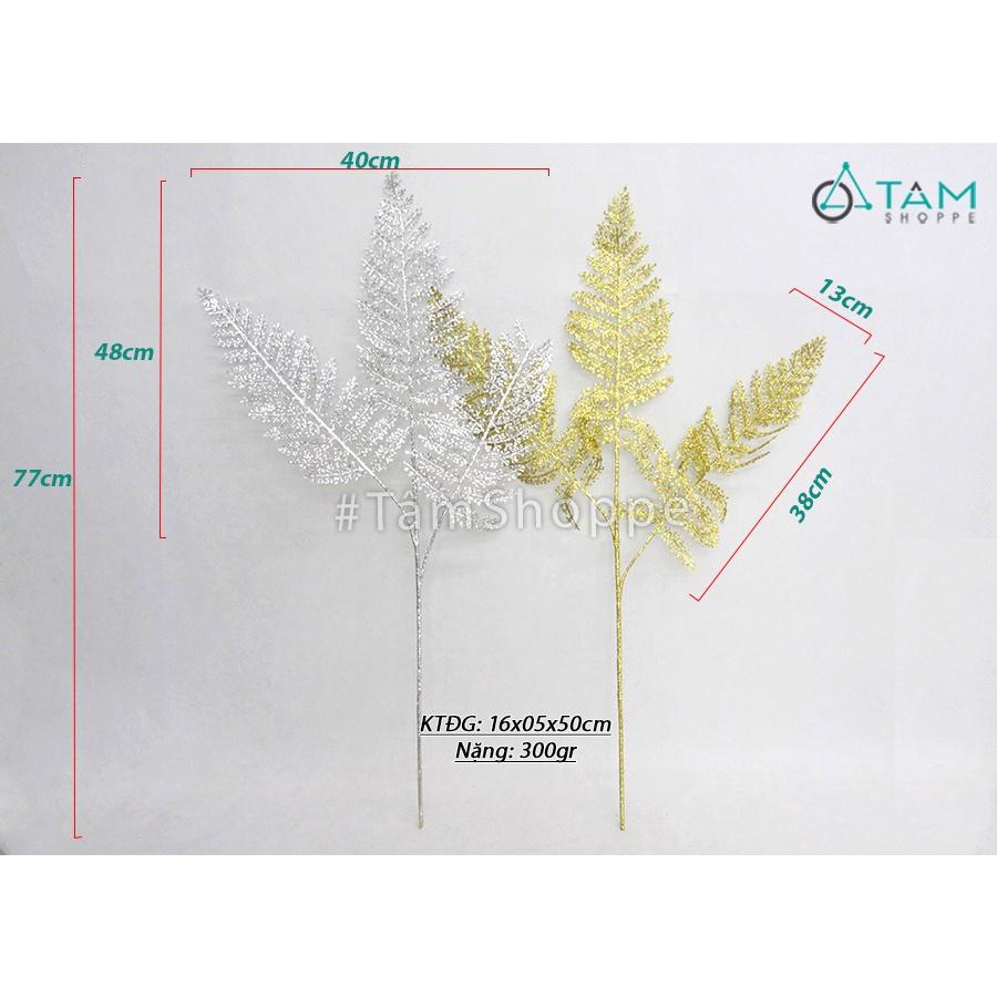 Cành lá dương xỉ Lady fern giả phủ kim tuyến CHG-117