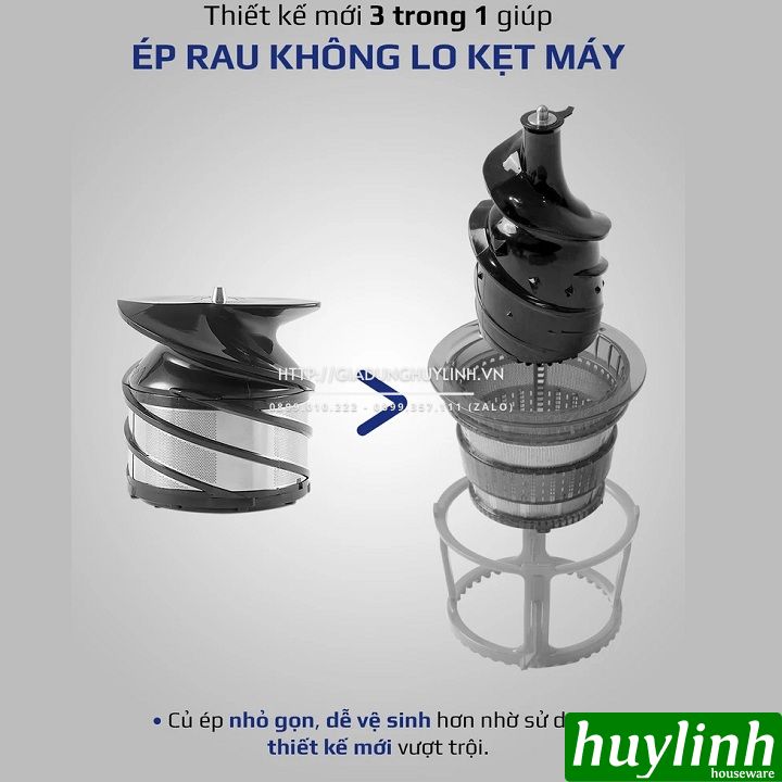 Máy ép chậm Olivo SJ210 - 200W - Công thức ép - Hàng chính hãng