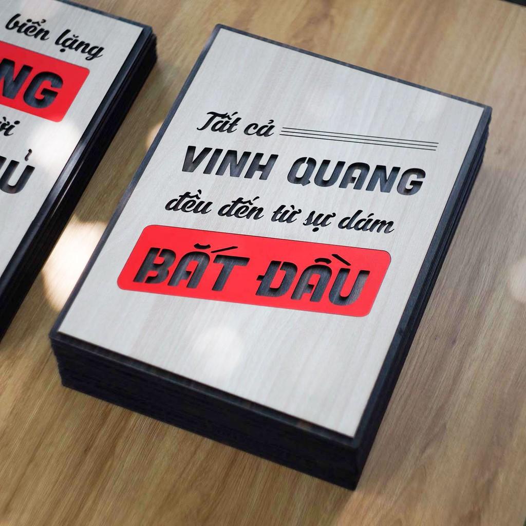 Tranh động lực TBIG111: Tất cả vinh quang đều đến từ sự dám bắt đầu