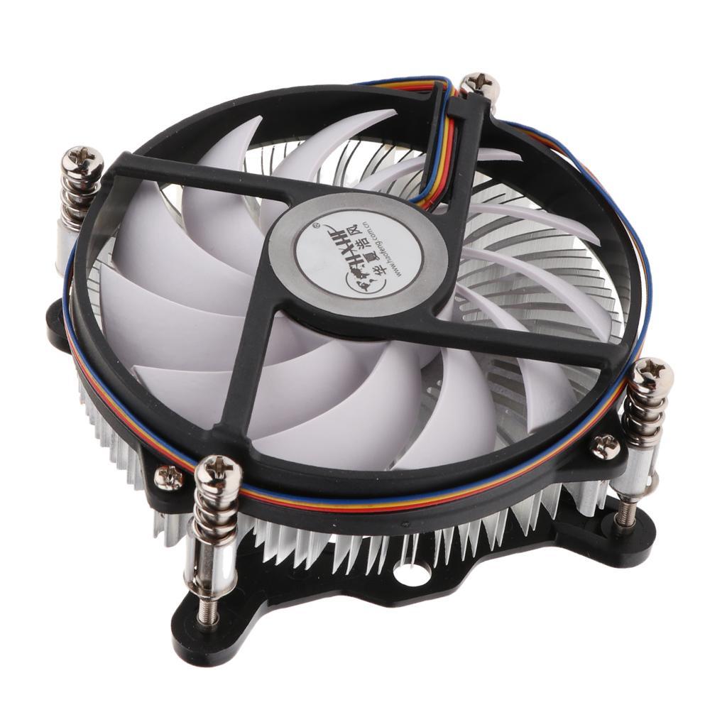 4 Pins Computer CPU Cooling PWM Fans Case Quiet Black