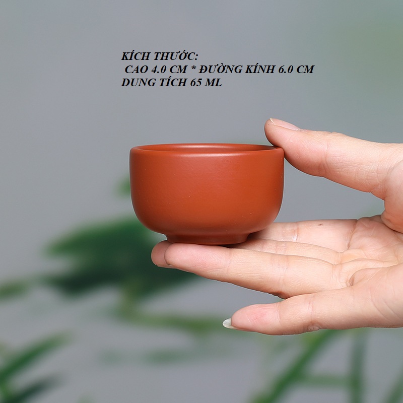 Chén Tử Sa Nghi Hưng 65 ML (Chu Nê)