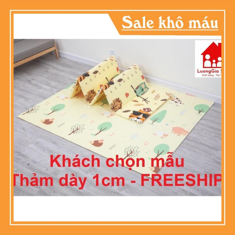 Thảm trải sàn xốp XPE 2 mặt phủ Silicone Hàn Quốc loại 1m8 x 2m chuẩn loại 1