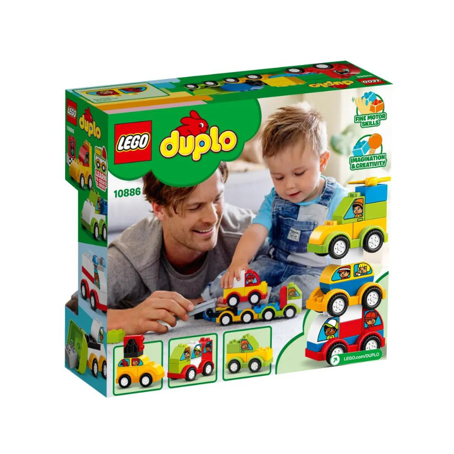 BỘ LẮP RÁP LEGO DUPLO 10886 BỘ XE HƠI ĐẦU TIÊN CỦA BÉ