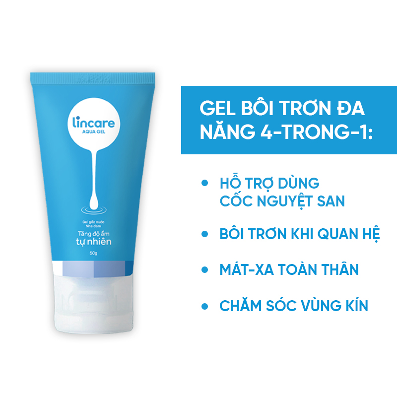 Gel bôi trơn Lincare Aqua Gel 50ml