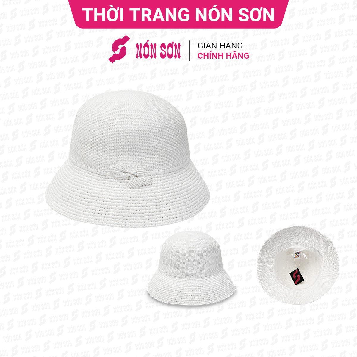 Mũ vành đan tay cao cấp NÓN SƠN chính hãng ĐH084B-TR1