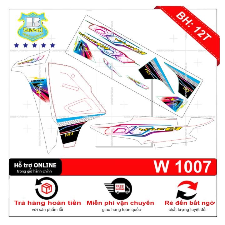 Tem rời dành cho wave a 110 trắng