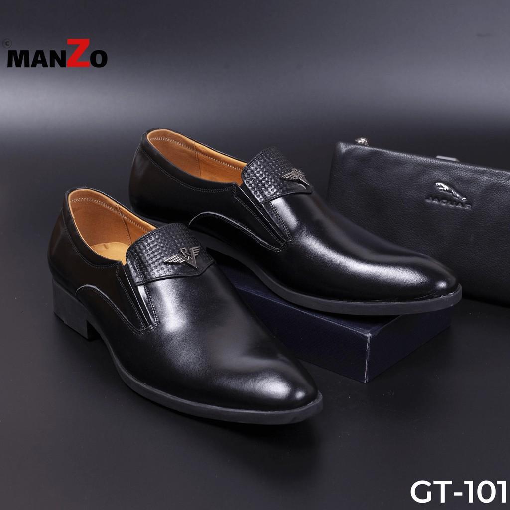 Giày da nam công sở da bò thật – Manzo store – GT101