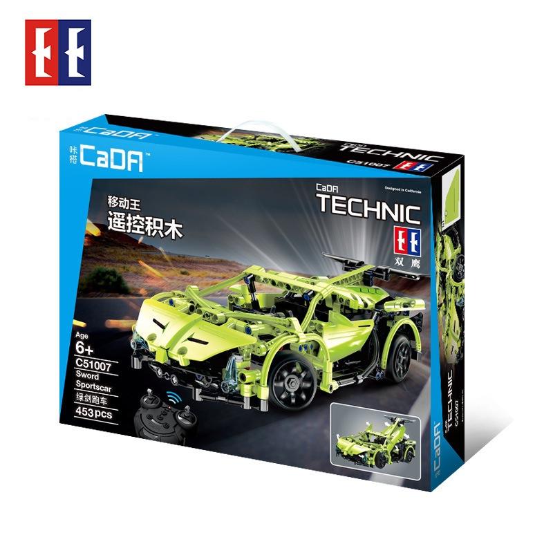 Đồ Chơi Lắp Ráp Kiểu Lego Siêu Xe LAMBORGHINI CaDA C51007 Điều Khiển Từ Xa RC Với 453 Mảnh Ghép