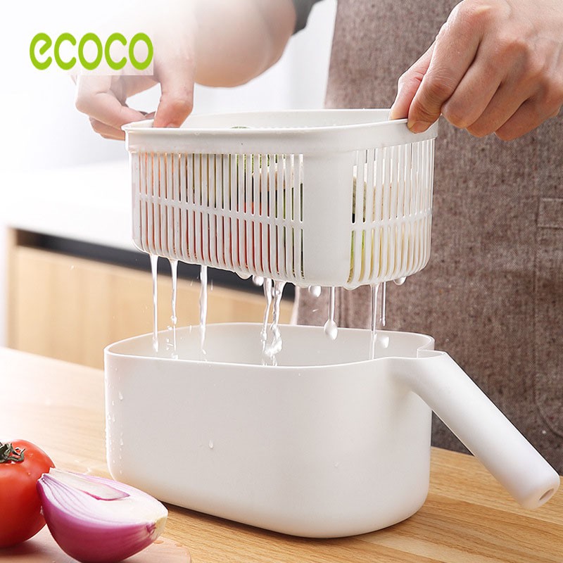 Bộ nạo cắt rau củ đa năng 6 lưỡi dao bào sợi, cắt lát tiện lợi - ANVD Ecoco E1909 ( GIao màu ngẫu nhiên )