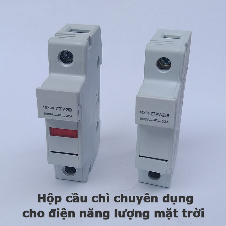 Hộp cầu chì LKET Solar 1000V DC cho điện năng lượng mặt trời.