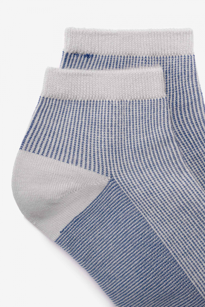 Tất Vớ Ngắn ROUTINE Phối Sọc Freesize Unisex - 10F22SOC003 | LASTORE MENSWEAR