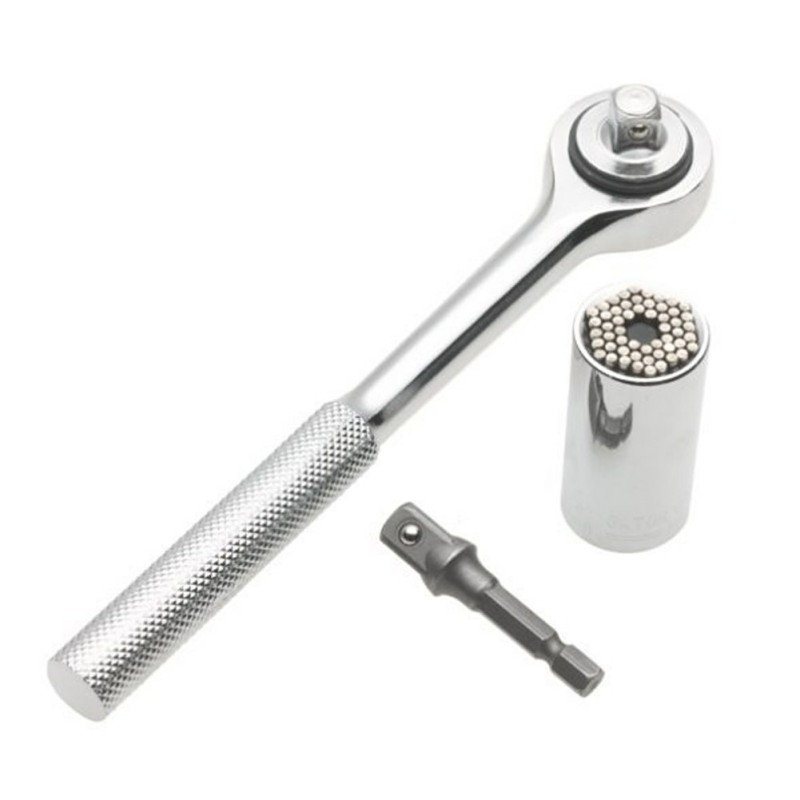 Bộ mở khẩu đa năng 7-19mm có tay quay, khớp nối MK0719